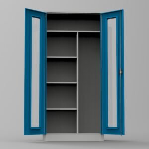 Temizlik Dolabı Fleksi Kapaklı ( Camlı )