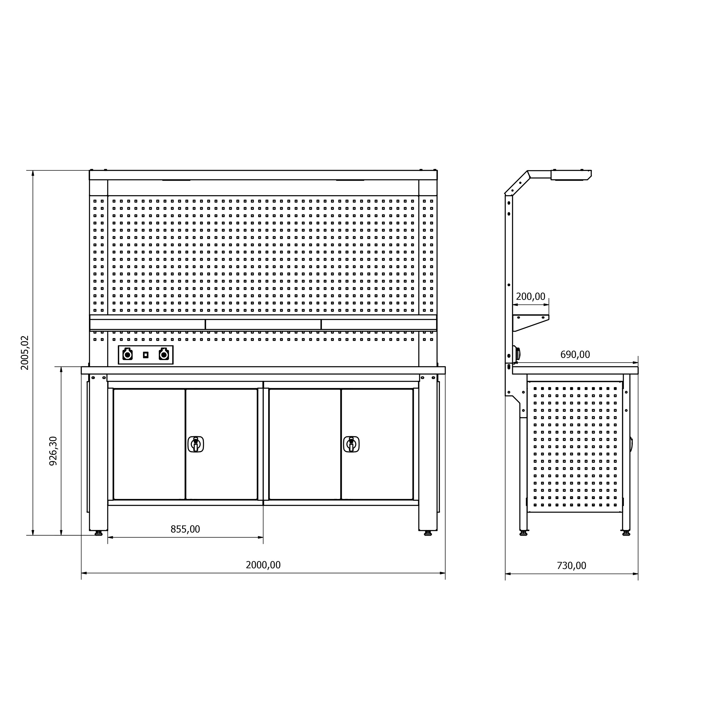 PROLİNE PLUS ÇALIŞMA TEZGAHI RS.2515.2009